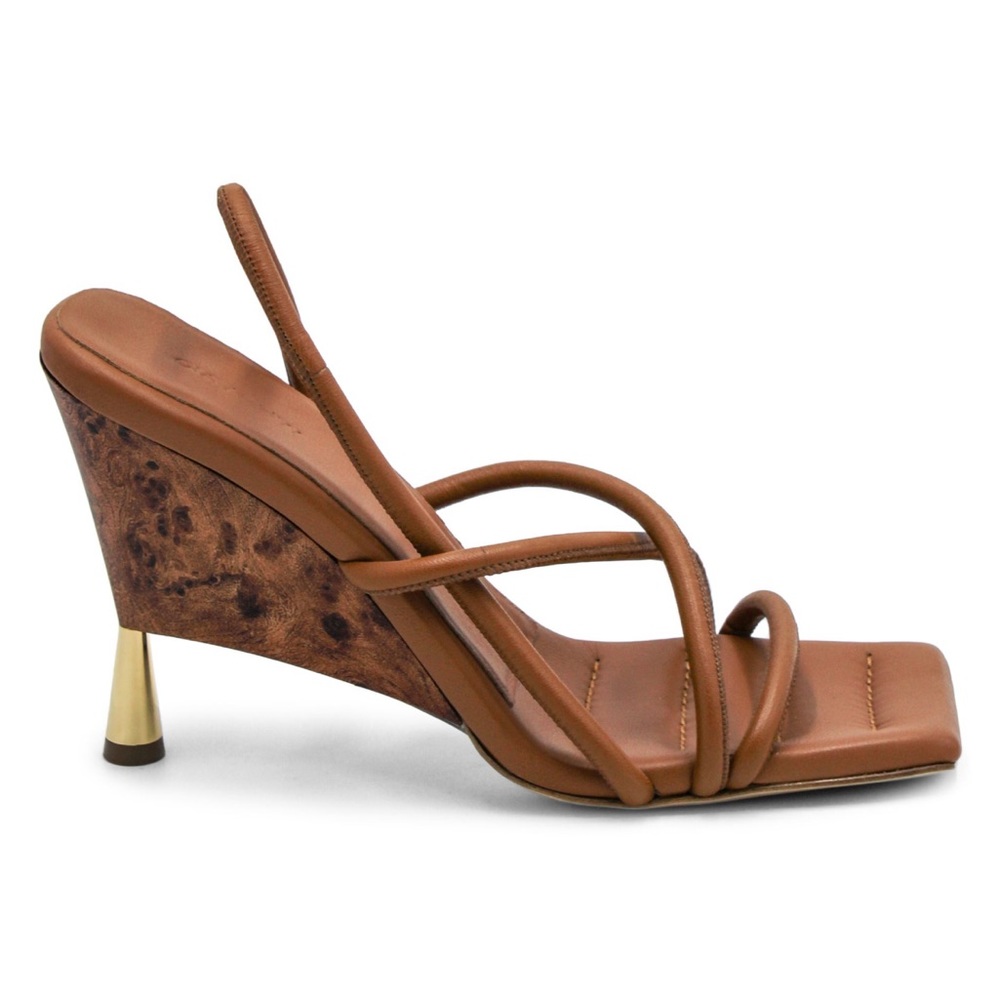 Gia Borghini Leather Slingback Heels